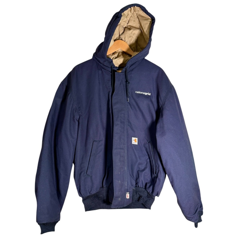 Carhartt FR Men's Flame Resistant Midweight Active Jacket Navy Blue Large